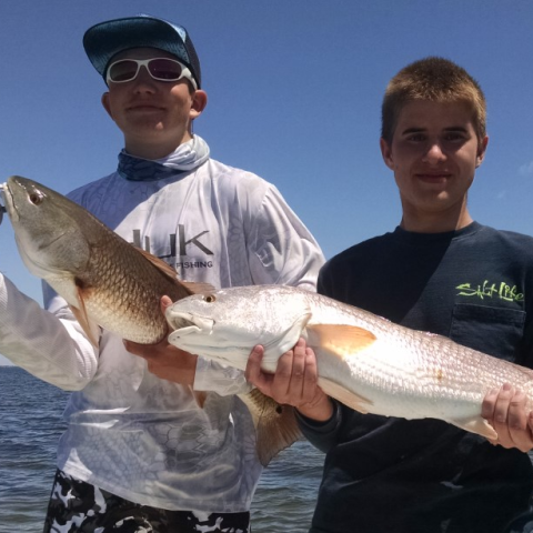 Person holding fish