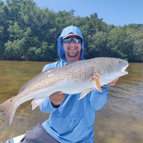 Fishing for Redfish near the Mangroves